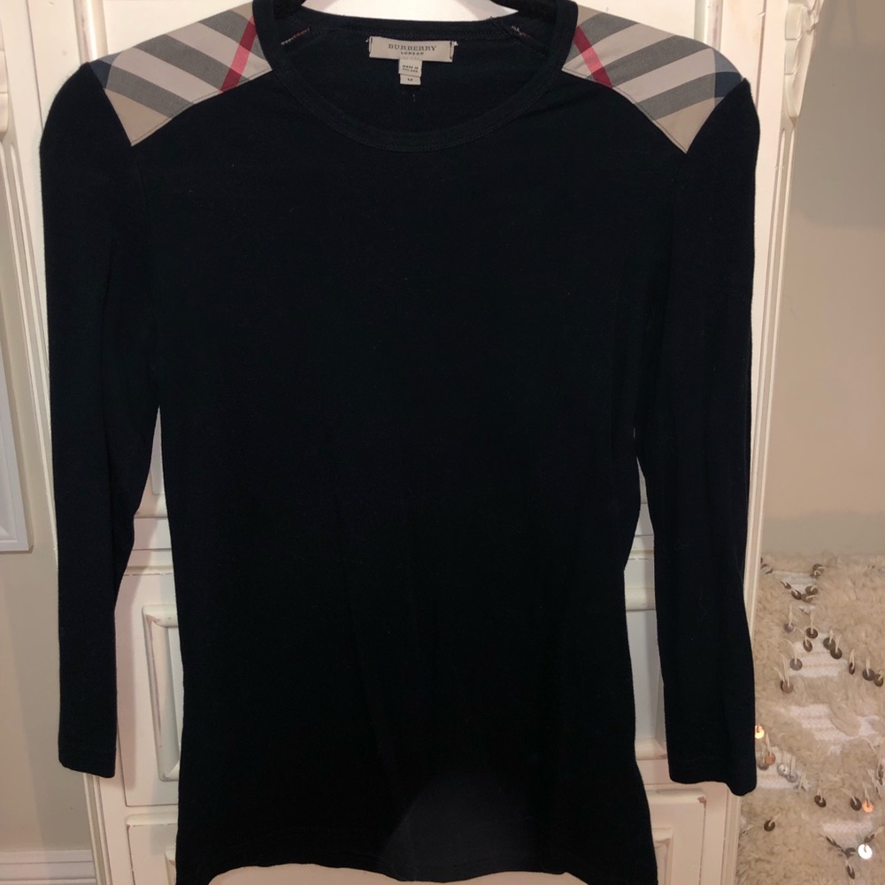 Burberry 3/4 sleeve shirt